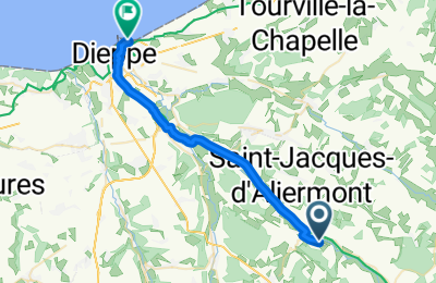 Route in der Bikemap App öffnen