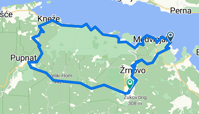 tura Korcula - Zrnovo - Pupnat - Korcula