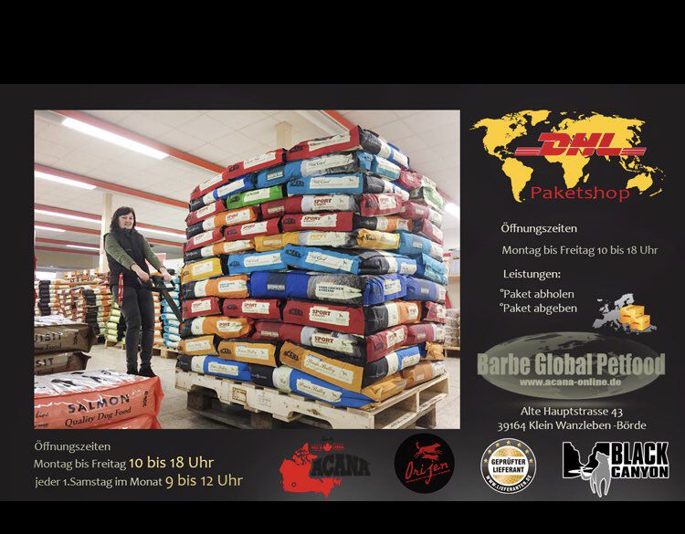 Hundefutter holen in Kl Wanzleben mit Unwegen