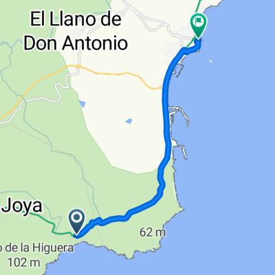 Snail-like route in Carboneras