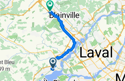Route in der Bikemap App öffnen