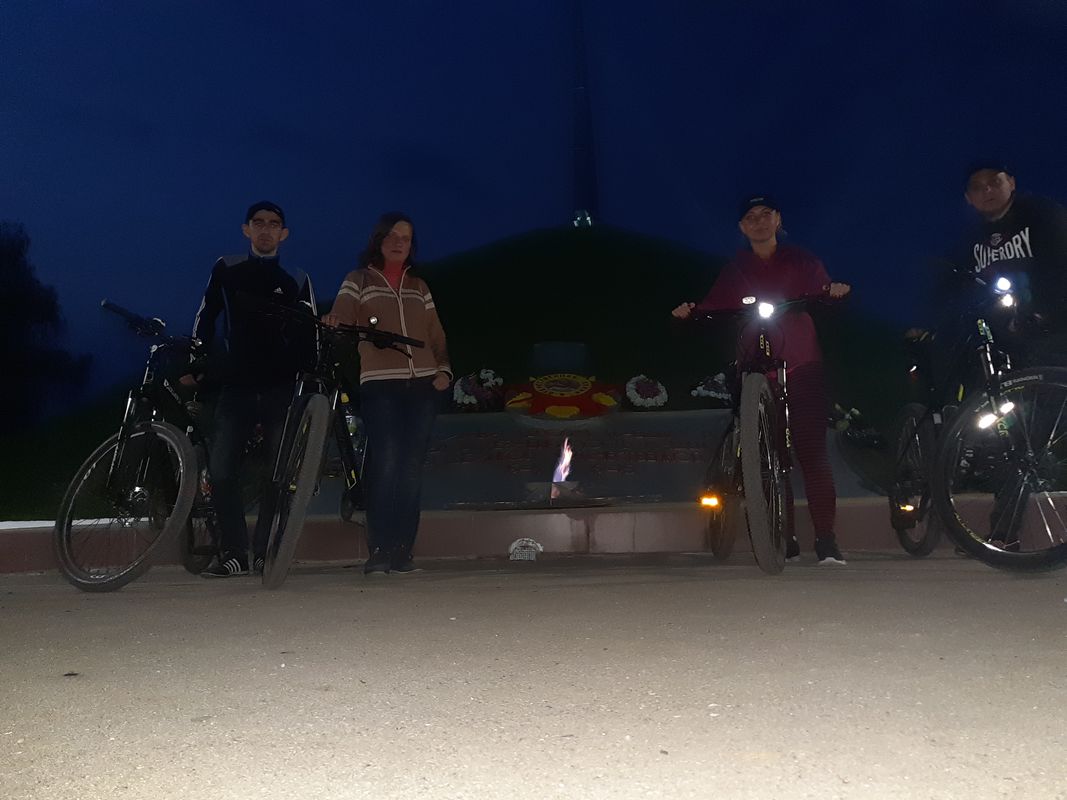 вечерный заезд по городу