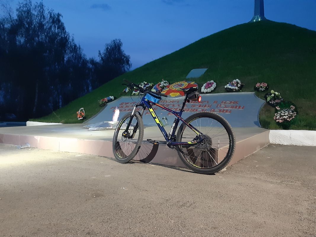 вечерный заезд по городу