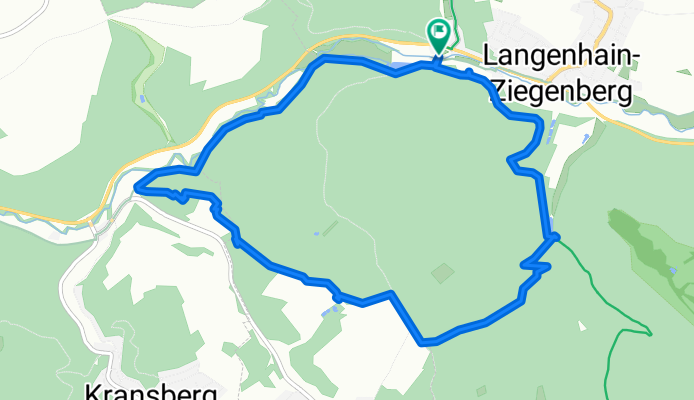 Vom Vogeltal zur Marienkapelle bei Kransberg ü. den Usatalradweg zurück