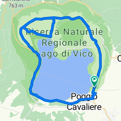 Giro a velocità costante in Caprarola