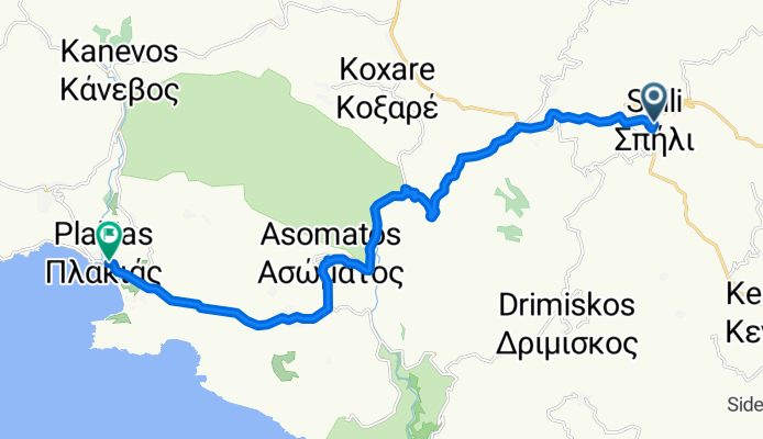 Spili to Plakia