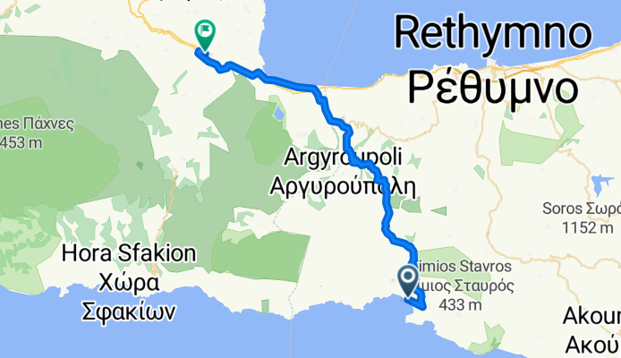 Plakias to Vryses