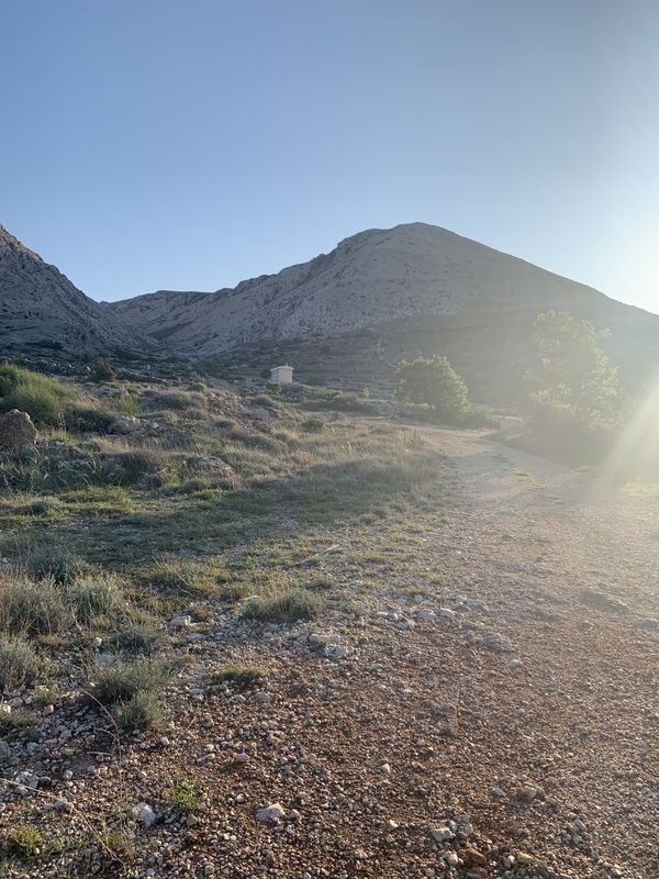 Snail-like route in Punat