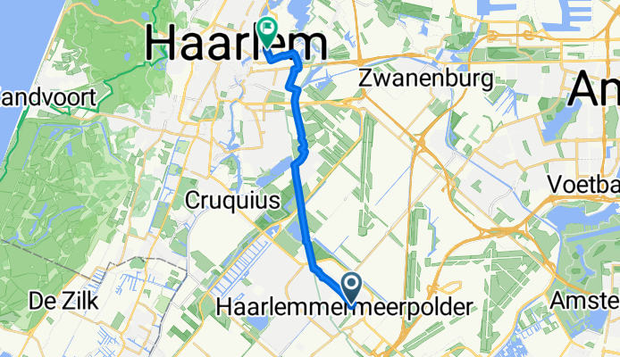 Hoofdorp to Haarlem