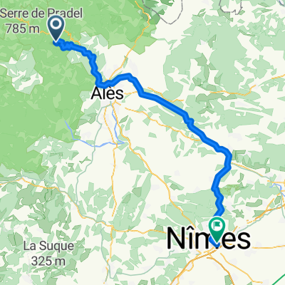 12 Le Collet-de-Dèze - Nimes ü Uzès