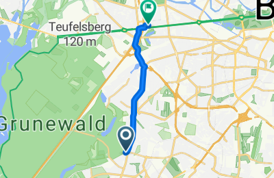 Route in der Bikemap App öffnen