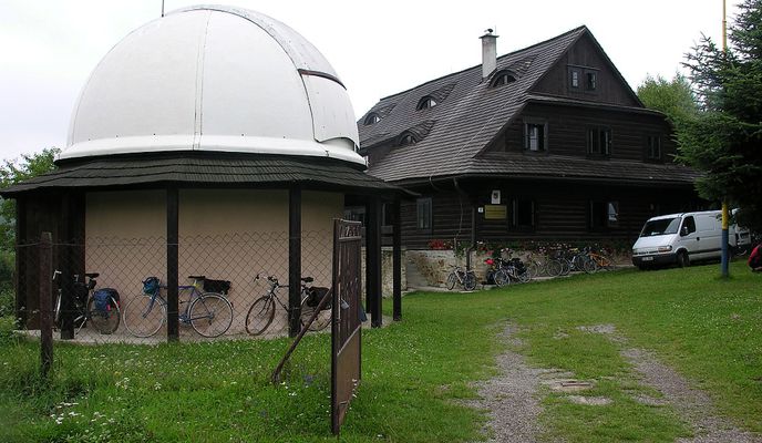 Photo 1 of the Bikemap route "Hvezdáreň Roztoky"