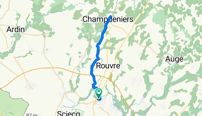 hilly route