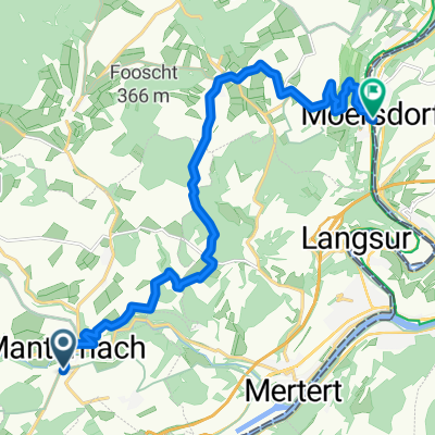 Manternach-Mompach-Wasserbillig-Manternach