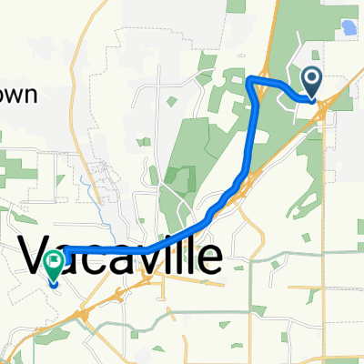 Moderate route in Vacaville