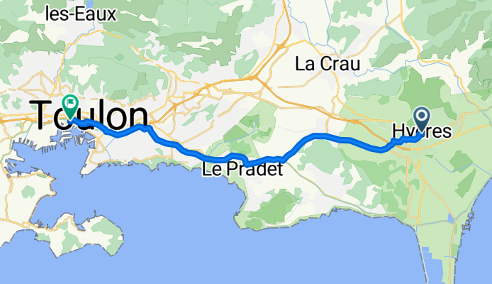 Hyeres nach Toulon