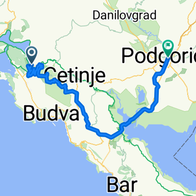 Kotor - Virpazar - Podgorica