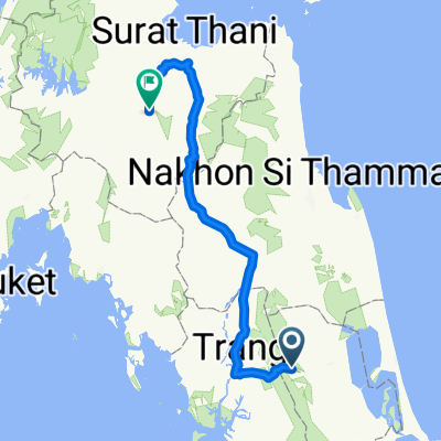 24h ride From Trang to Surathani