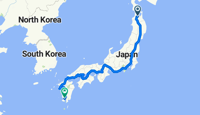 Aomori - Kagoshima (early simply version)