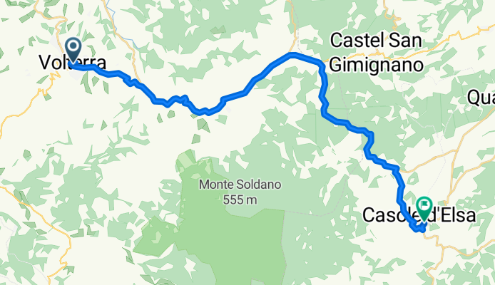 Volterra to Casole d'Elsa