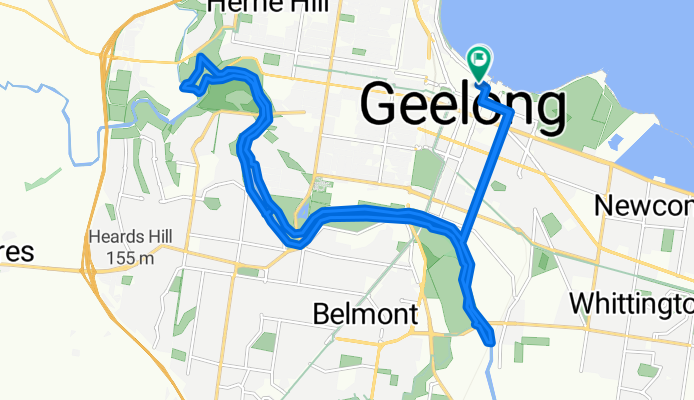 Relaxed route in Geelong