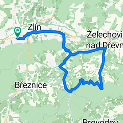 Okruh Zlín centrum - Pindula - Jaroslavice