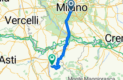 Route in der Bikemap App öffnen