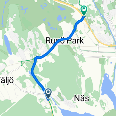 Relaxed route in Åkersberga