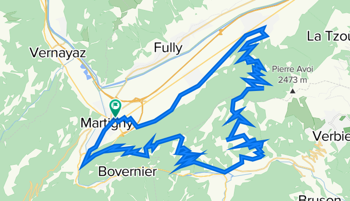 Valais: Col du Lein and Col des Planches