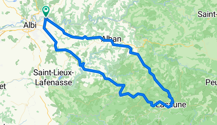 Saint-Juéry - Lacaune - Saint-Juéry