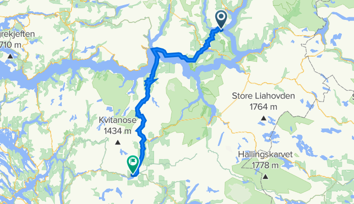Solvorn - Sogndal - Vik - Voss