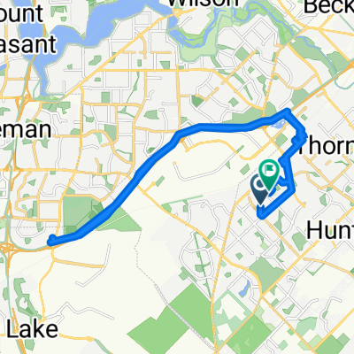 Slow ride in Canning Vale