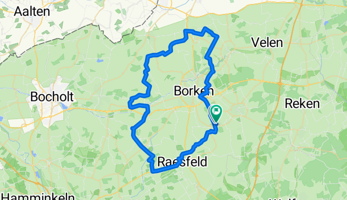 Marbeck-Raesfeld-Rhedebrügge-Weseke-Borken-Marbeck