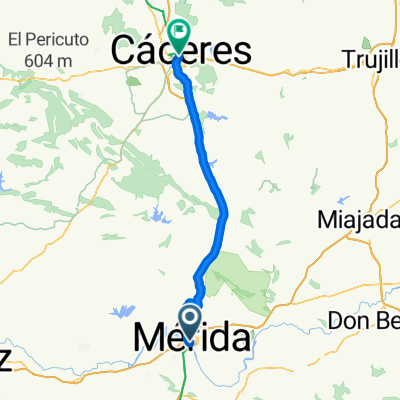 Merida to Caceres