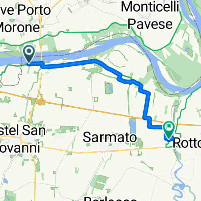 Langsame Fahrt in Sarmato