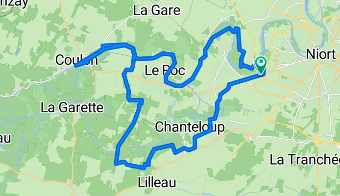 Boucle Marais Bessines Magné Coulon