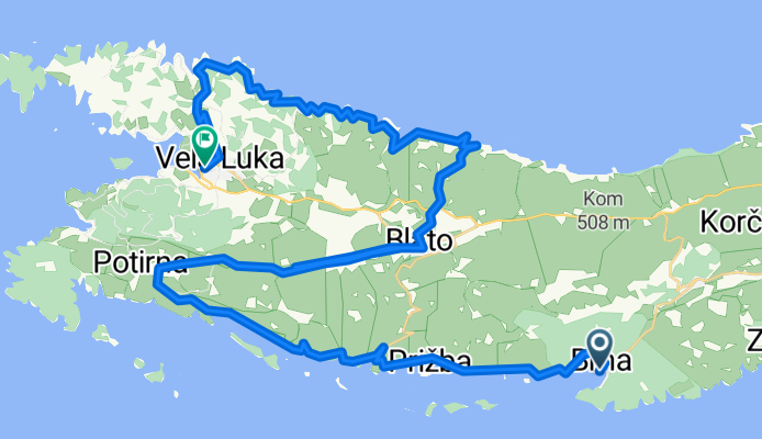 Korčula Brna Vela luka