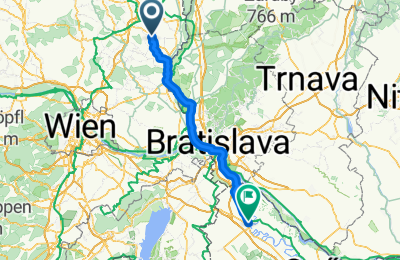 Route in der Bikemap App öffnen