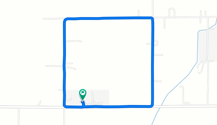 Snail-like route in Yuba City