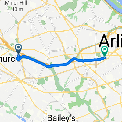 Relaxed route in Arlington