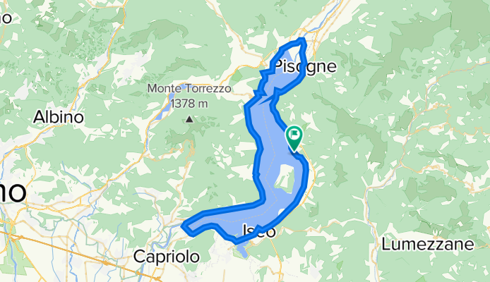 Iseo tó kerülés