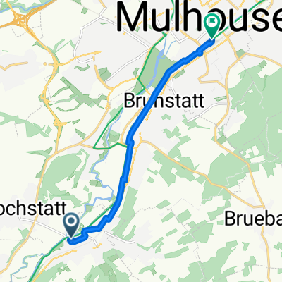 Zillisheim to Mulhouse