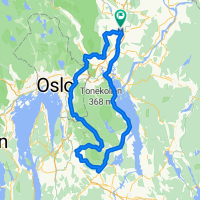 Kløfta - Ytre Enebakk - Tomter  - Ski - Oslo - Kløfta