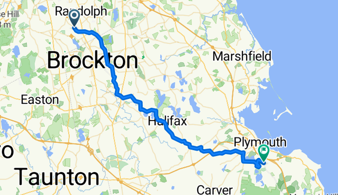 Moderate route in Plymouth