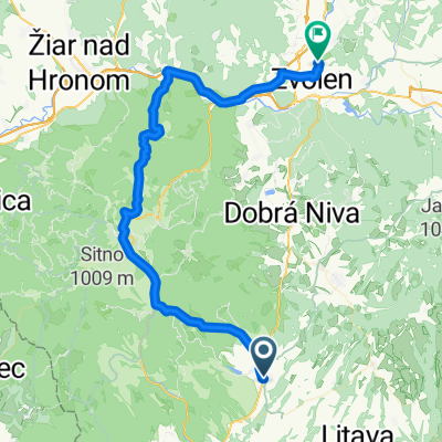 Krupina - Banská Štiavnica - Trnavá Hora - ZV