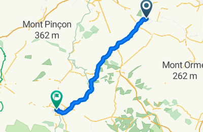 Route in der Bikemap App öffnen
