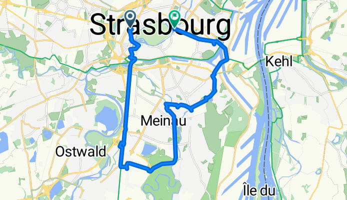 Itinéraire confortable en Strasbourg