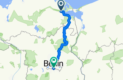 Route in der Bikemap App öffnen
