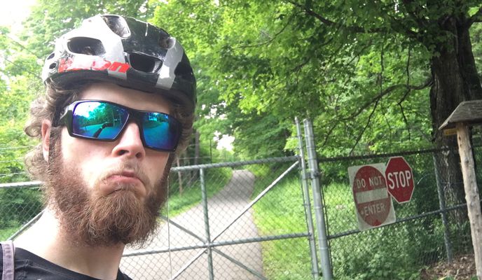 Photo 1 of the Bikemap route "recovered route in North Branford"