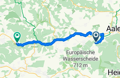 Route in der Bikemap App öffnen